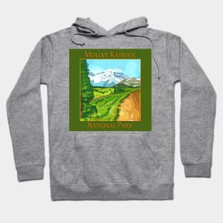 Mount Rainier National Park, Seattle Washington Hoodie